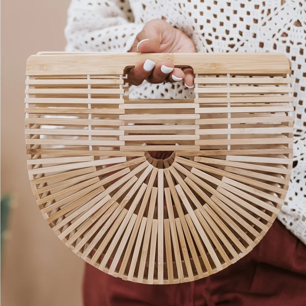 PANAMA BAMBOO HANDBAG​​​ - Picture 8 of 8